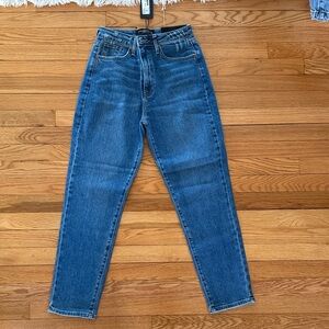 Just Black Medium Denim High-Rise Mom Jeans